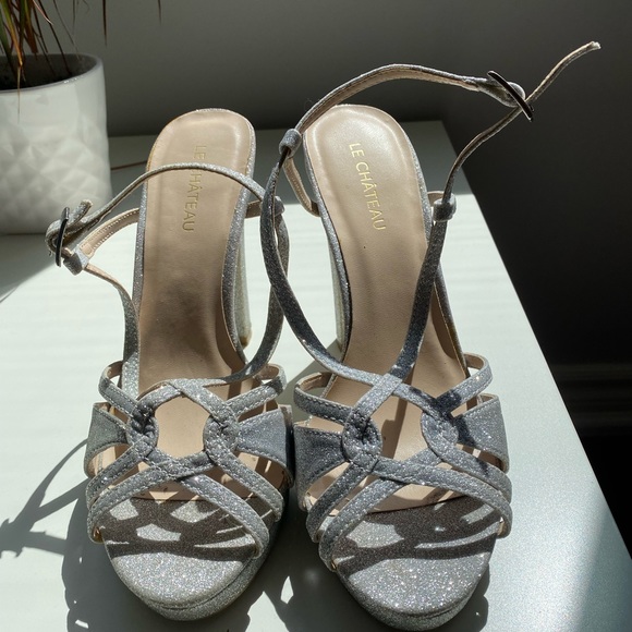 Le chateau Glitter strappy platform sandal - Picture 4 of 7